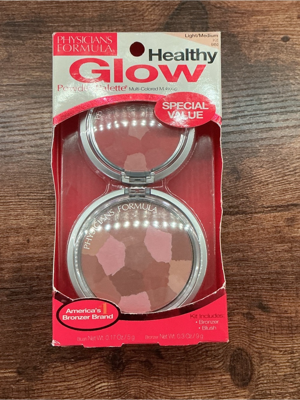 Physicians Formula Healthy Glow Powder Palette Light Medium NIB
